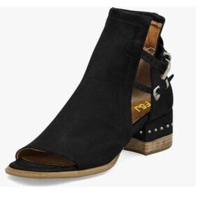 FSJ Women Peep Open Toe Sandals Boot Cut Out Buckle Ankle Bootie Comfortable